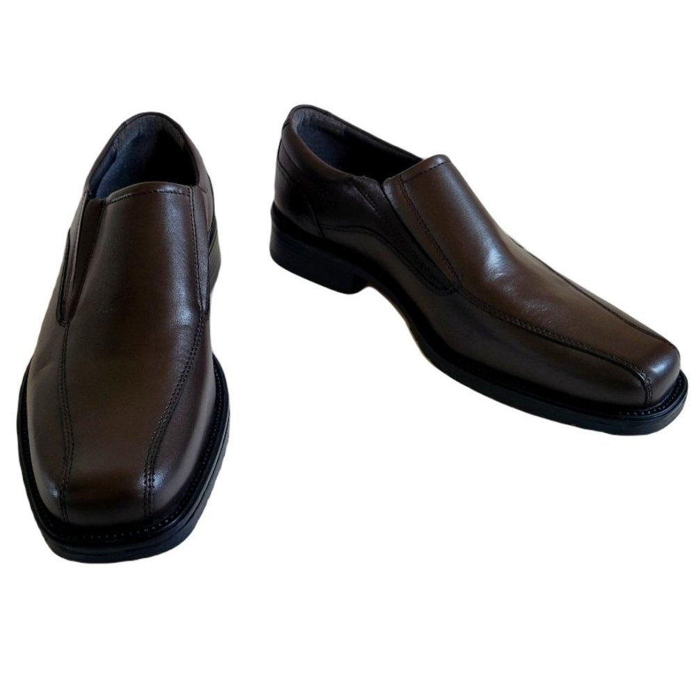 Franco Fortini Keith Leather Slip-On Dress Shoes with Memory Foam Men's Sizes